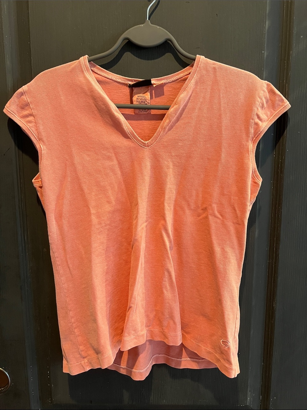 Women's Coral V-Neck Tank Top